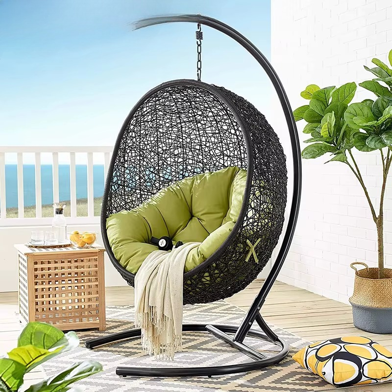 Kids Outdoor Nest Swing - Outdoor Kids Two People Garden Blue