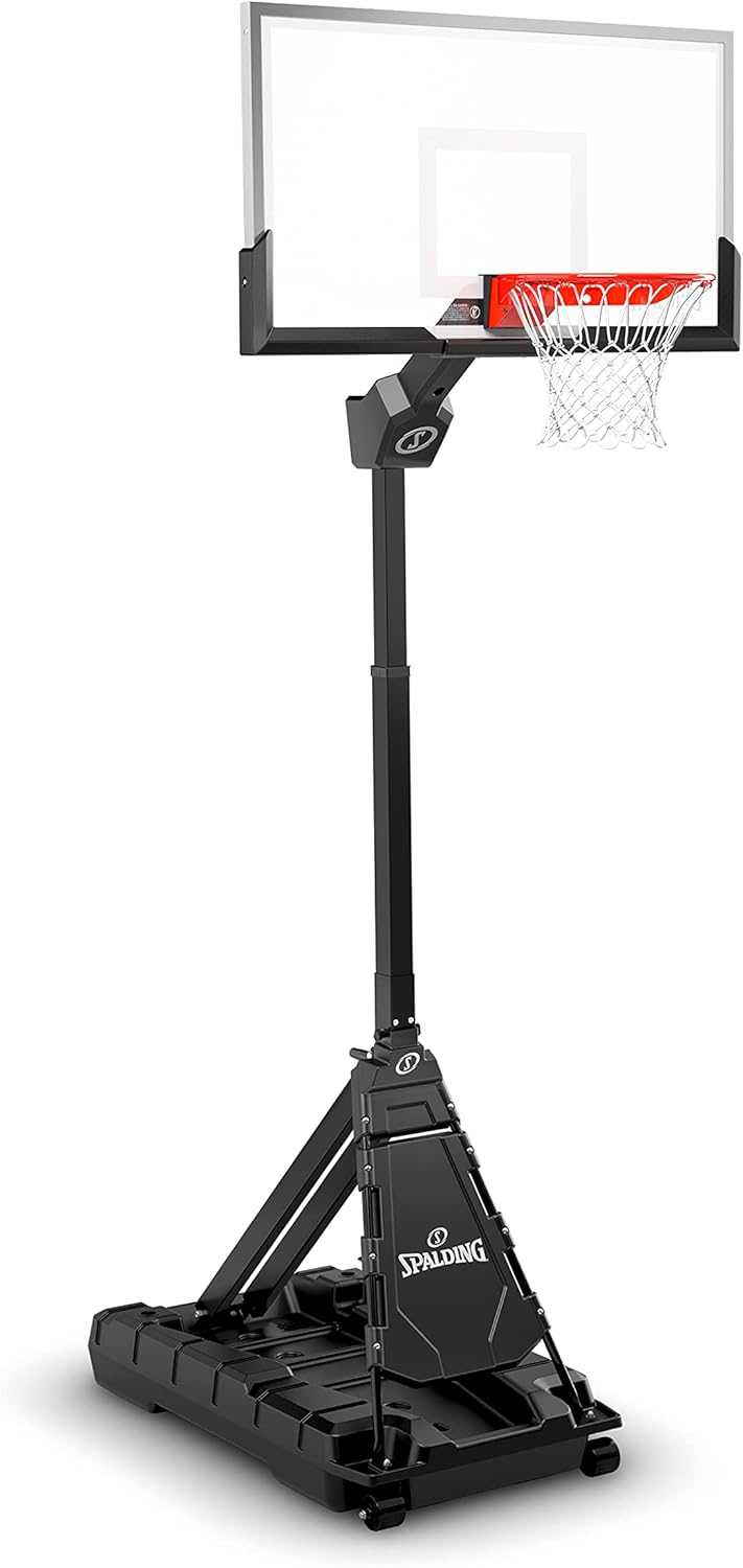 Basketball Hoop Outdoor - Spalding Momentous EZ Assembly Portable Adjustable
