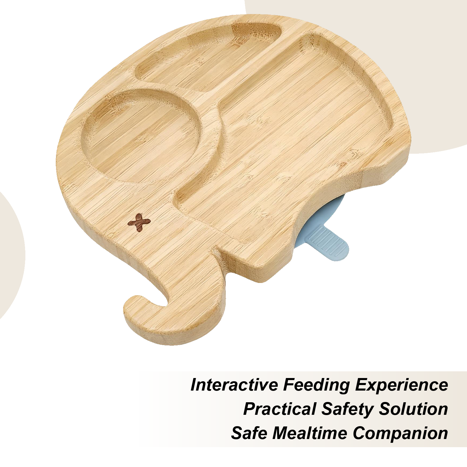 Kids Outdoor Dining Set - Kids Dinner Set Cartoon Divided Plate