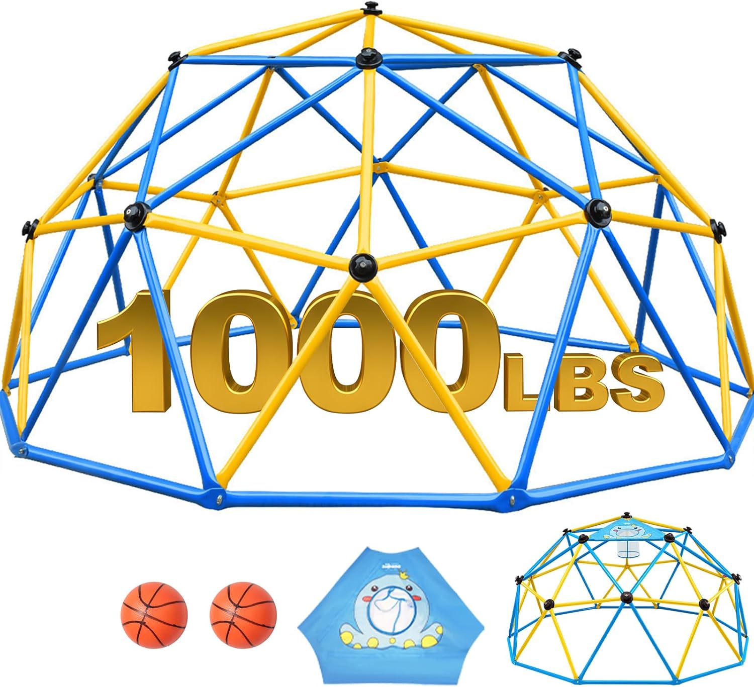 Kids Outdoor Dome Climber - Zupapa 10FT Climbing Dome, Outdoor Jungle