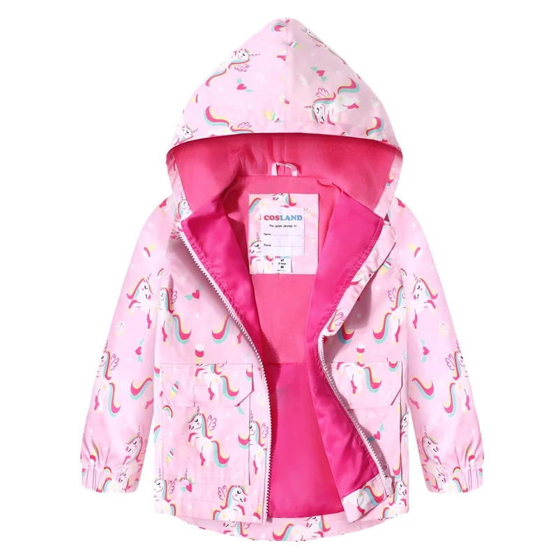 Kids Outdoor Jumpsuit - Kids Unicorn Costume Girls Raincoat Toddler