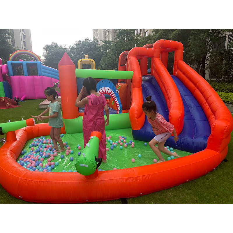 Kids Outdoor Climbing - Inflatable Castle Inflatable Water Climbing Swimming