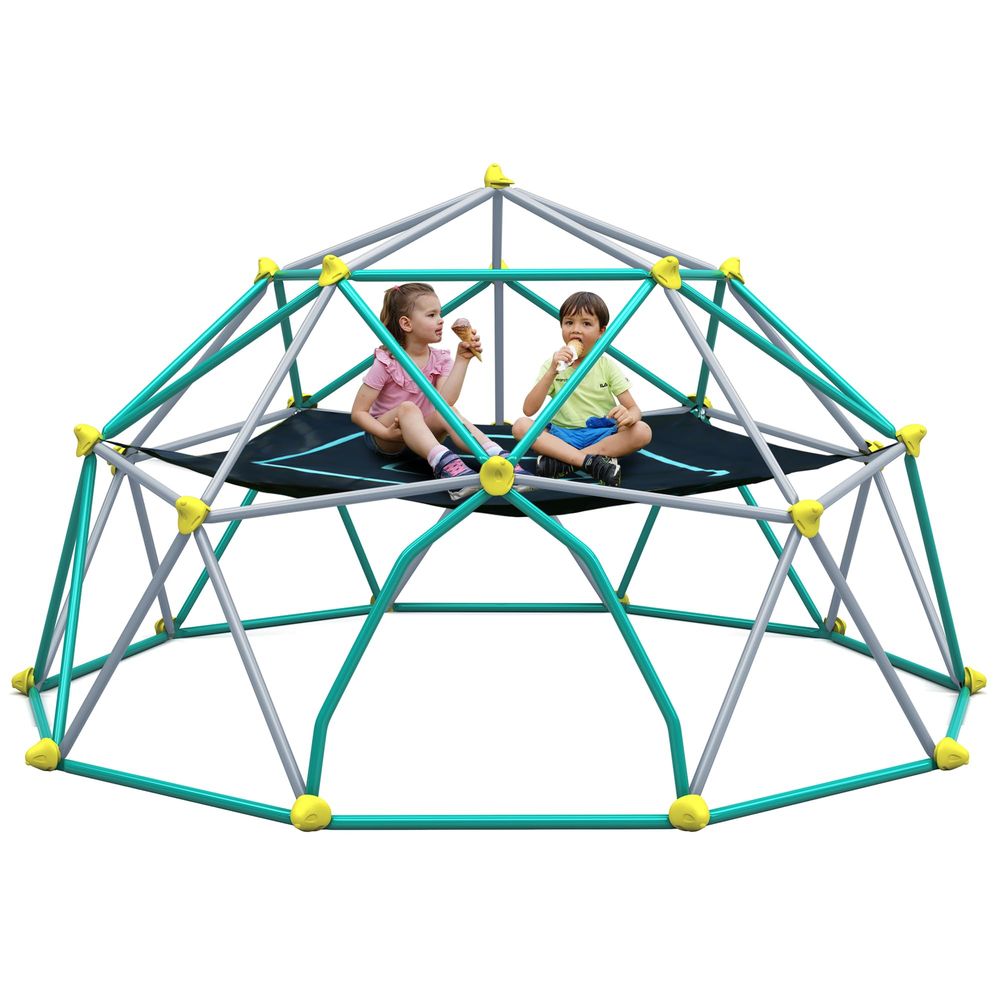 Kids Outdoor Dome Climber - 12FT Climbing Dome with Hammock, Outdoor