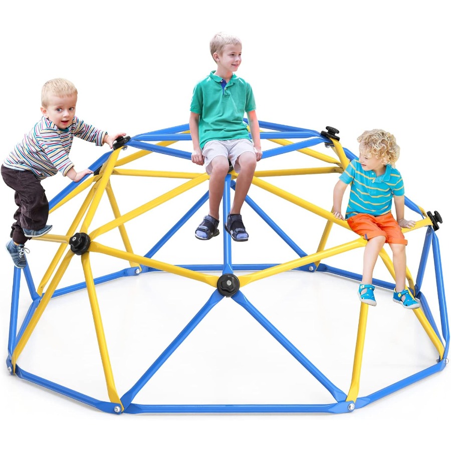 Kids Outdoor Dome Climber - Climbing Dome, Upgraded 6FT Geometric Dome
