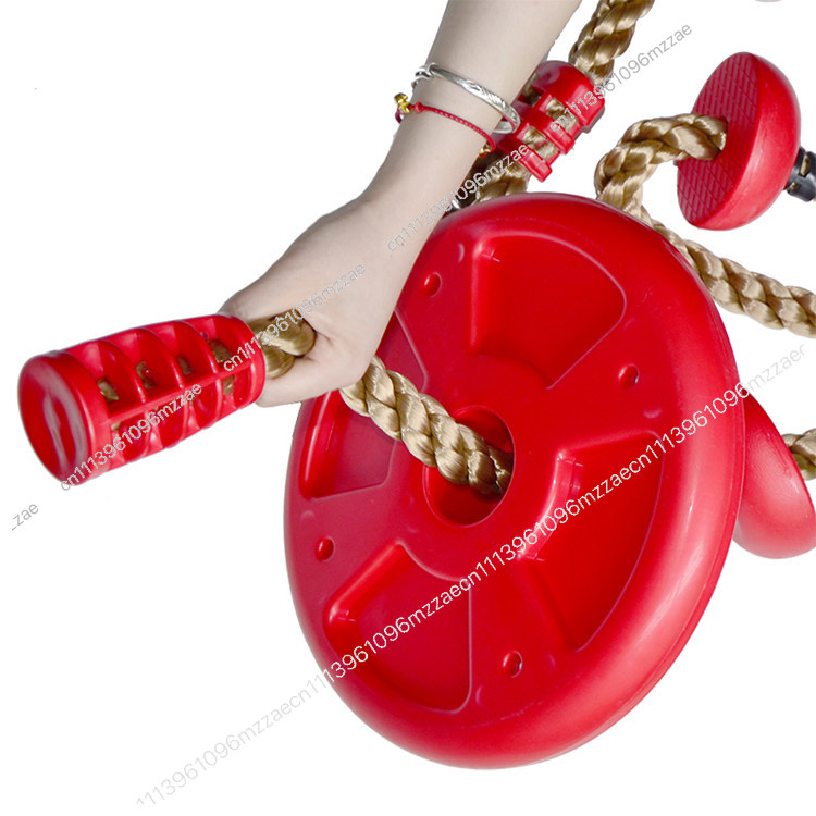 Kids Outdoor Climbing Equipment - Kids Disc Swing with Climbing Rope
