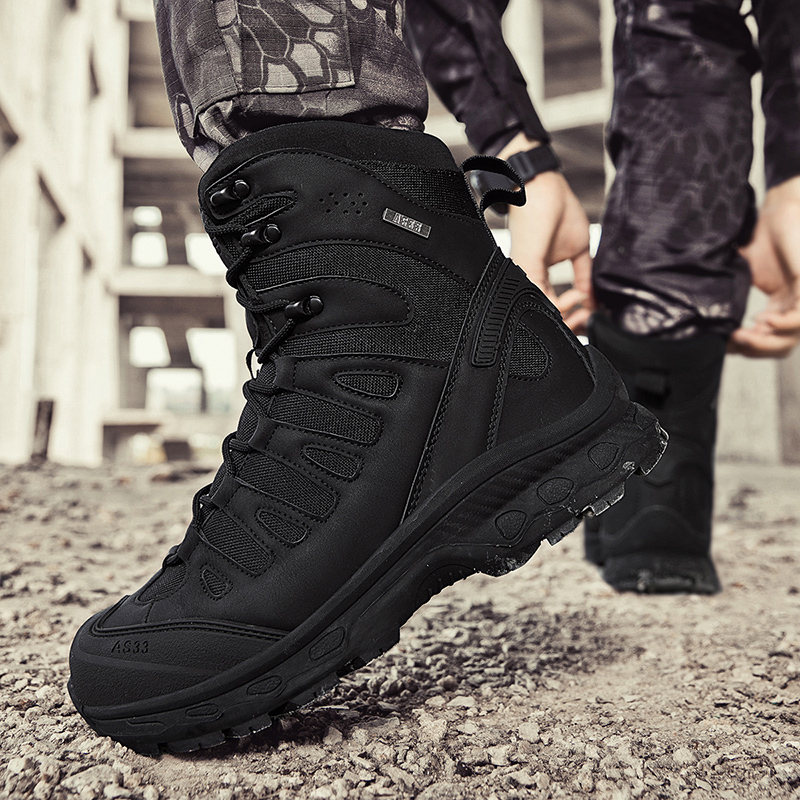 Kids Outdoor Climbing - New Men Tactical Boots Military Brand