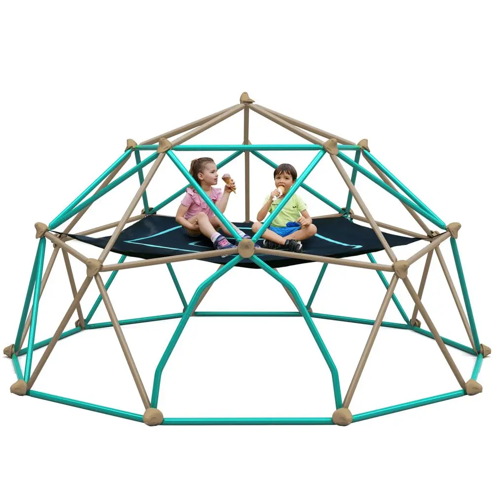 Kids Outdoor Dome Climber - Climbing Dome with Hammock, Outdoor 12FT