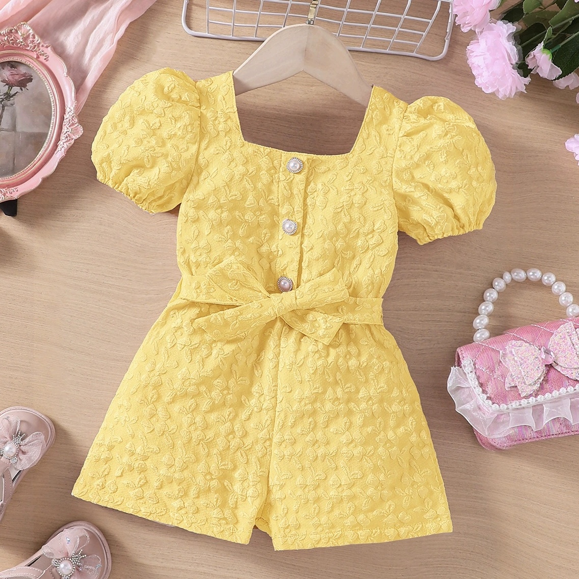Kids Outdoor Jumpsuit - Chic ' Girls Summer Romper Lightweight