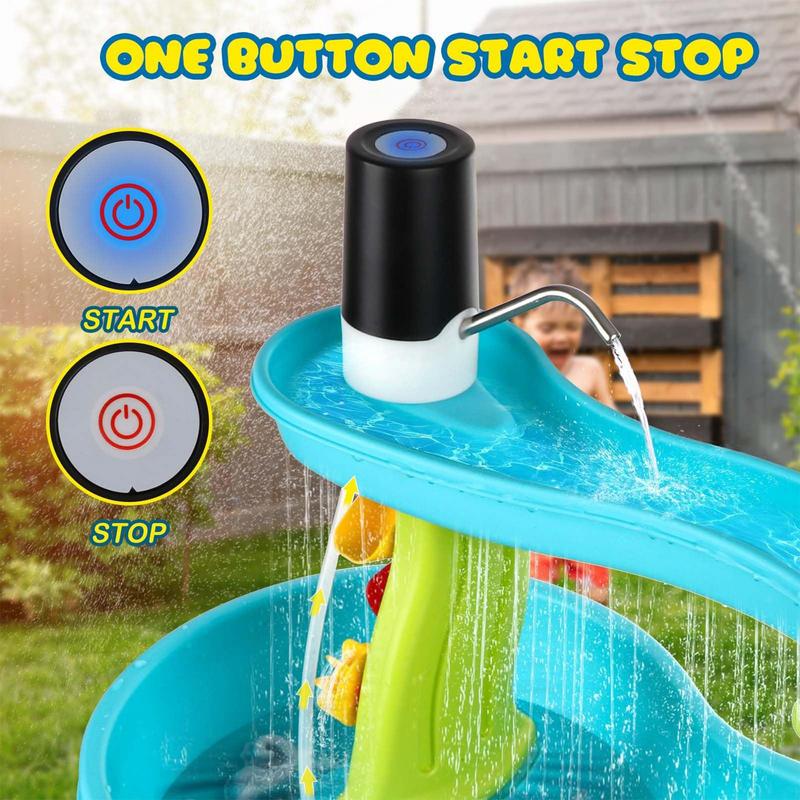 Kids Outdoor Folding Table - Kids Water Pump Fun Outdoor Water