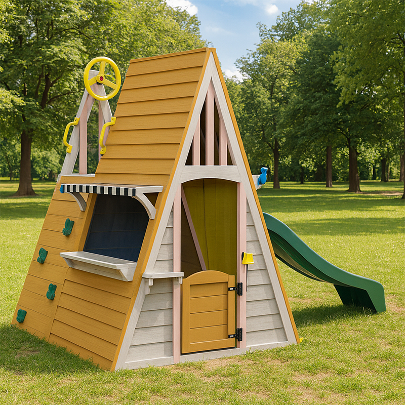 Kids Outdoor Climbing Equipment - Kids Outdoor Playground Equipment Triangle Montessori