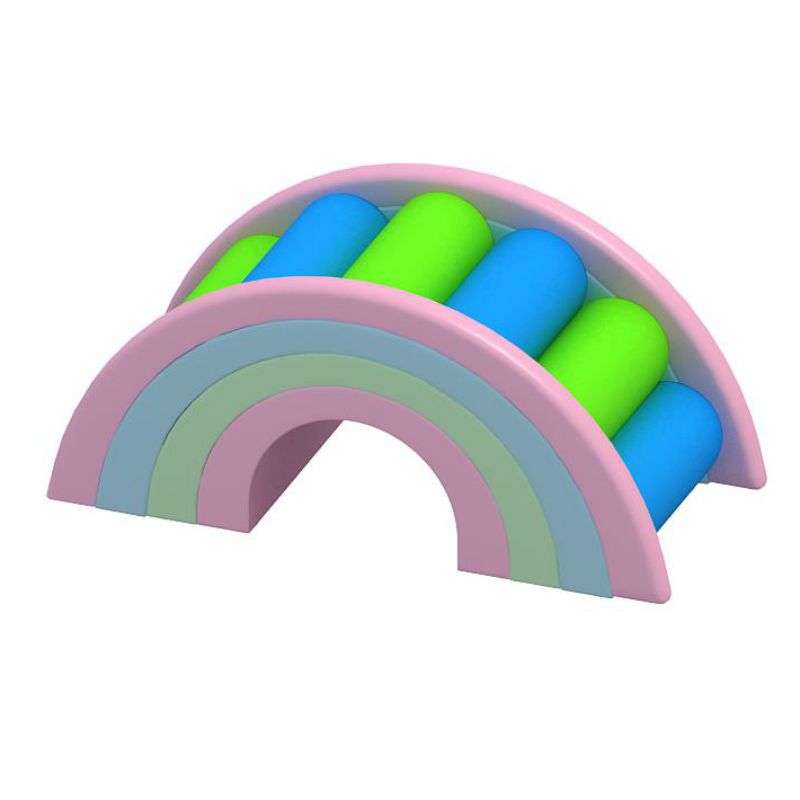 Kids Party Indoor Rainbow Soft - Kids Outdoor Climbing Equipment 评论和价格