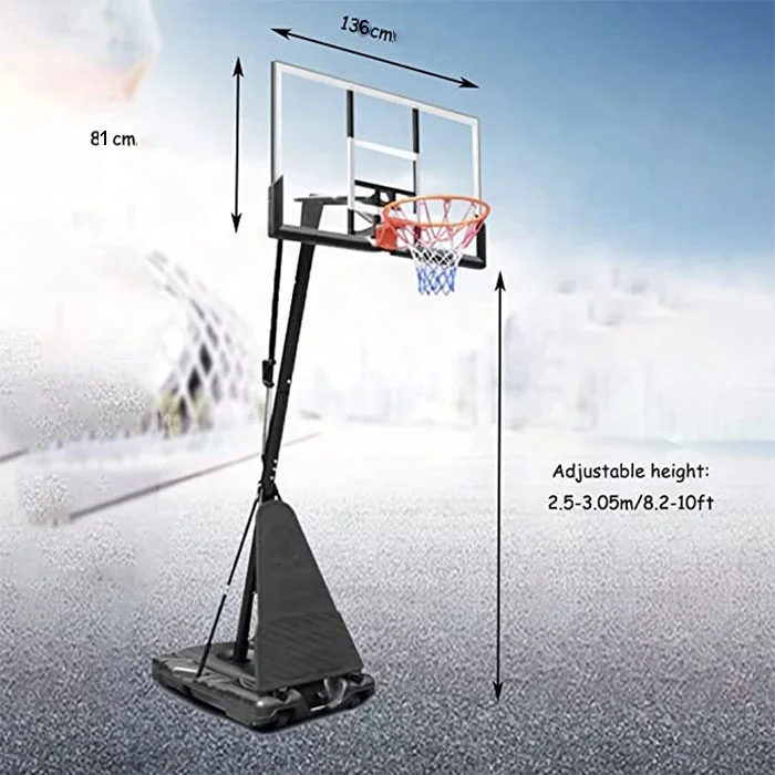 Mobile Basketball Stand Adjust - Basketball Hoop Outdoor 评论和价格