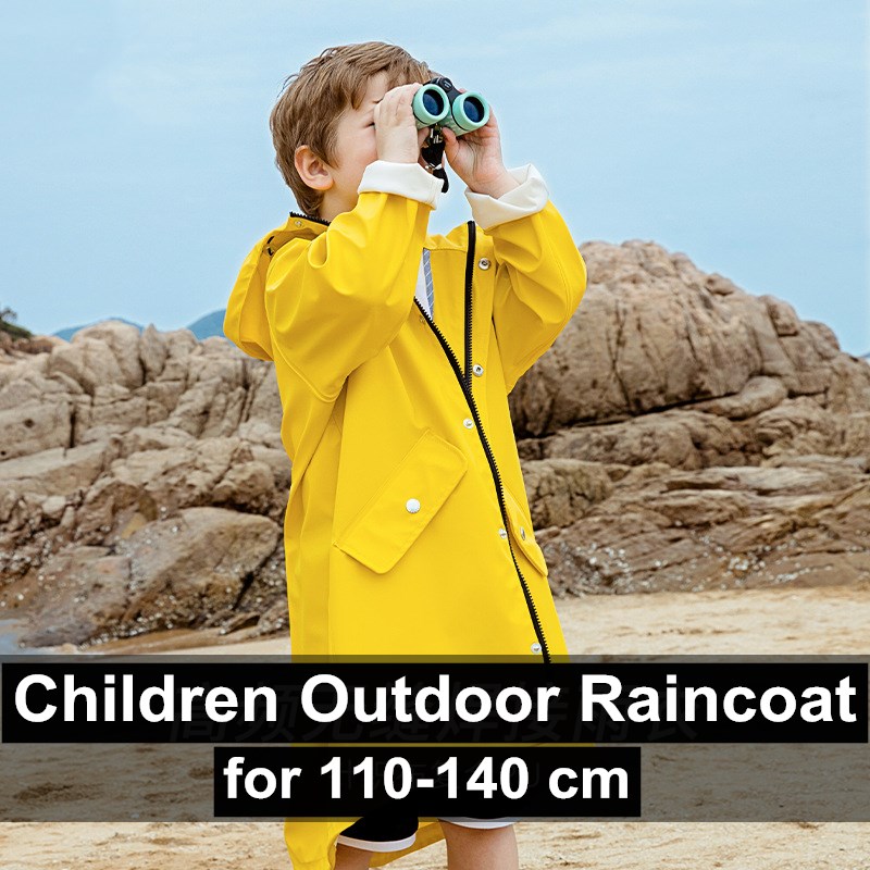 100-140 Cm Children's Raincoat - Kids Outdoor Jumpsuit 评论和价格