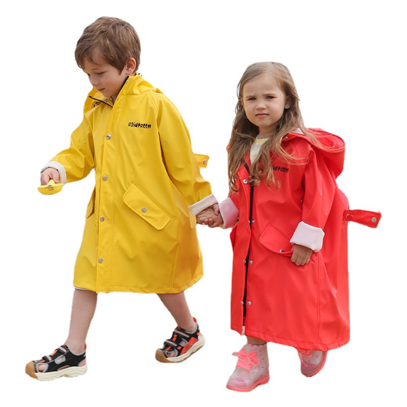100-140 Cm Children's Raincoat - Kids Outdoor Jumpsuit 评论和价格