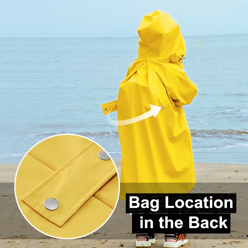 100-140 Cm Children's Raincoat - Kids Outdoor Jumpsuit 评论和价格