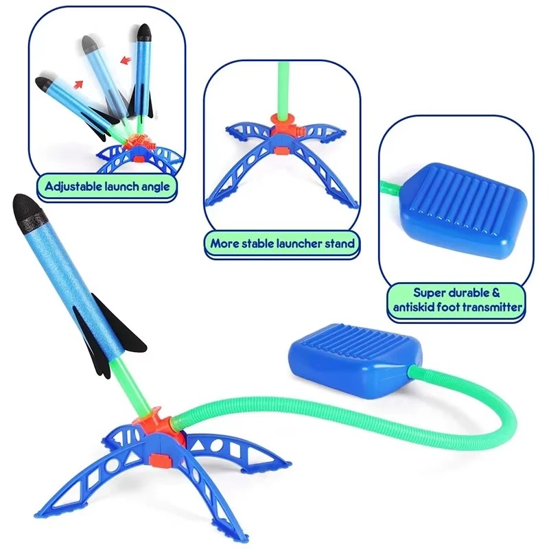 Air Rocket Foot Pump Launcher  - Kids Outdoor Jumpsuit 评论和价格