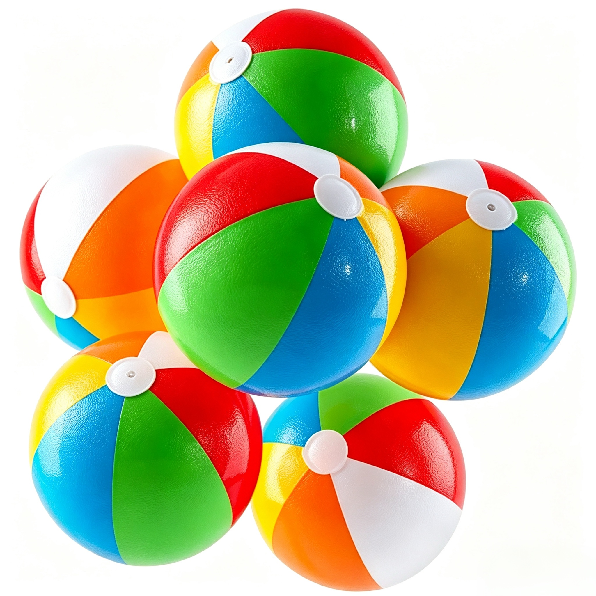 Colorful Inflatable Beach Ball - Kids Outdoor Games For Party 评论和价格