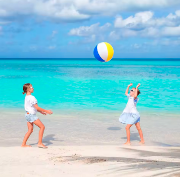 Colorful Inflatable Beach Ball - Kids Outdoor Games For Party 评论和价格