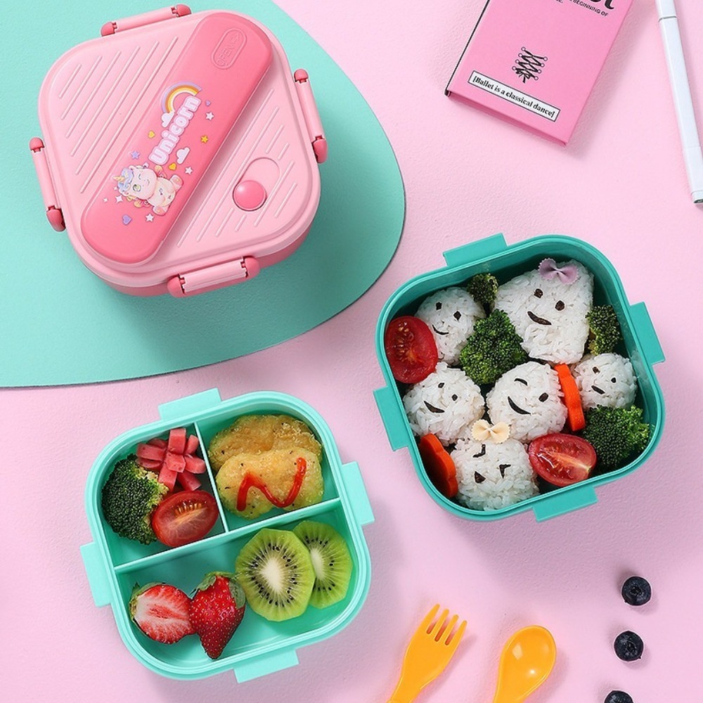 Kids Lunch Box 800ML/27oz Thre - Kids Outdoor Dining Set 评论和价格
