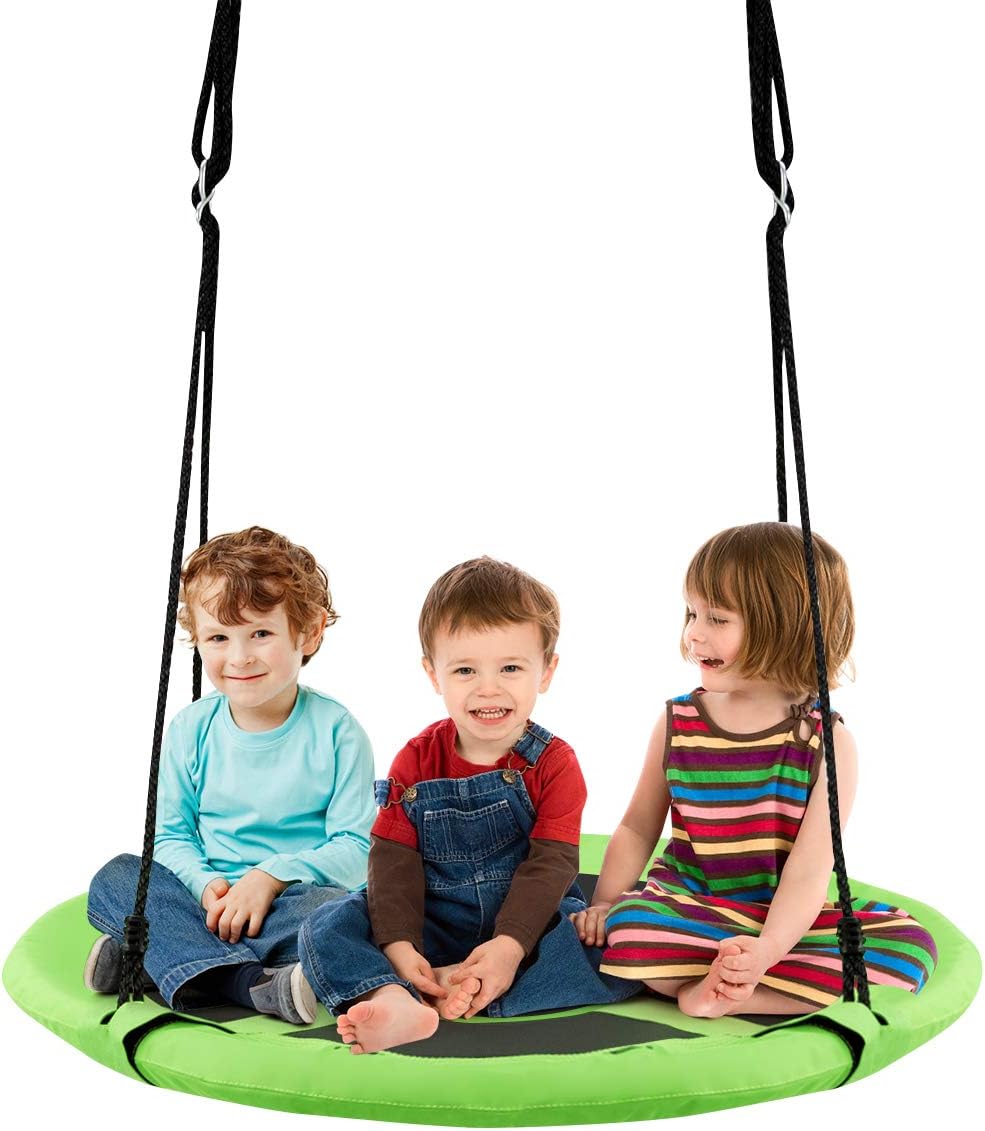 2 in 1 Kids Detachable Hanging - Kids Outdoor Nest Swing 评论和价格