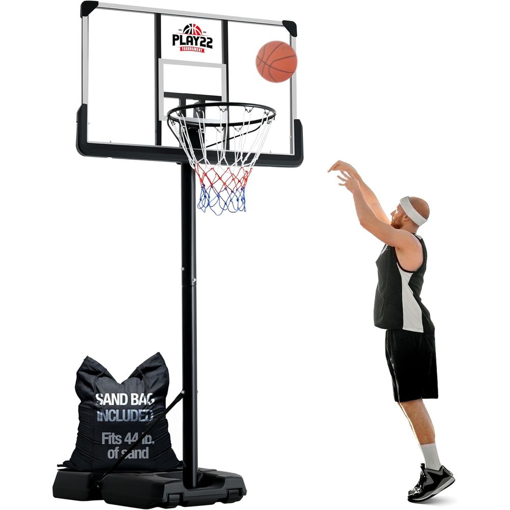 Adjustable 44 Shatterproof Bac - Kids Outdoor Basketball 评论和价格