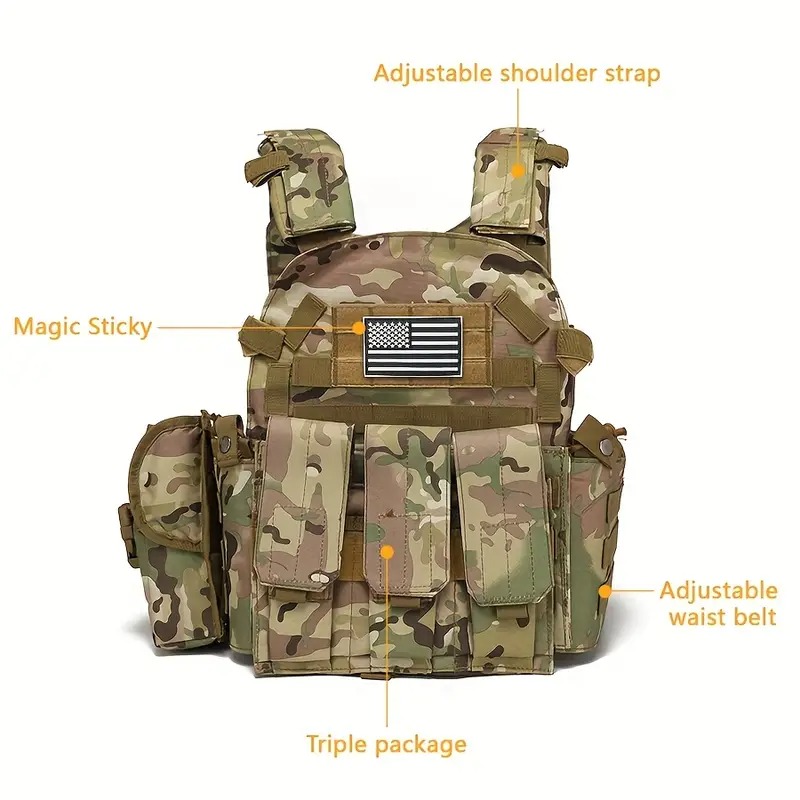 Kids Camouflage Tactical Vest  - Kids Outdoor Vest 评论和价格