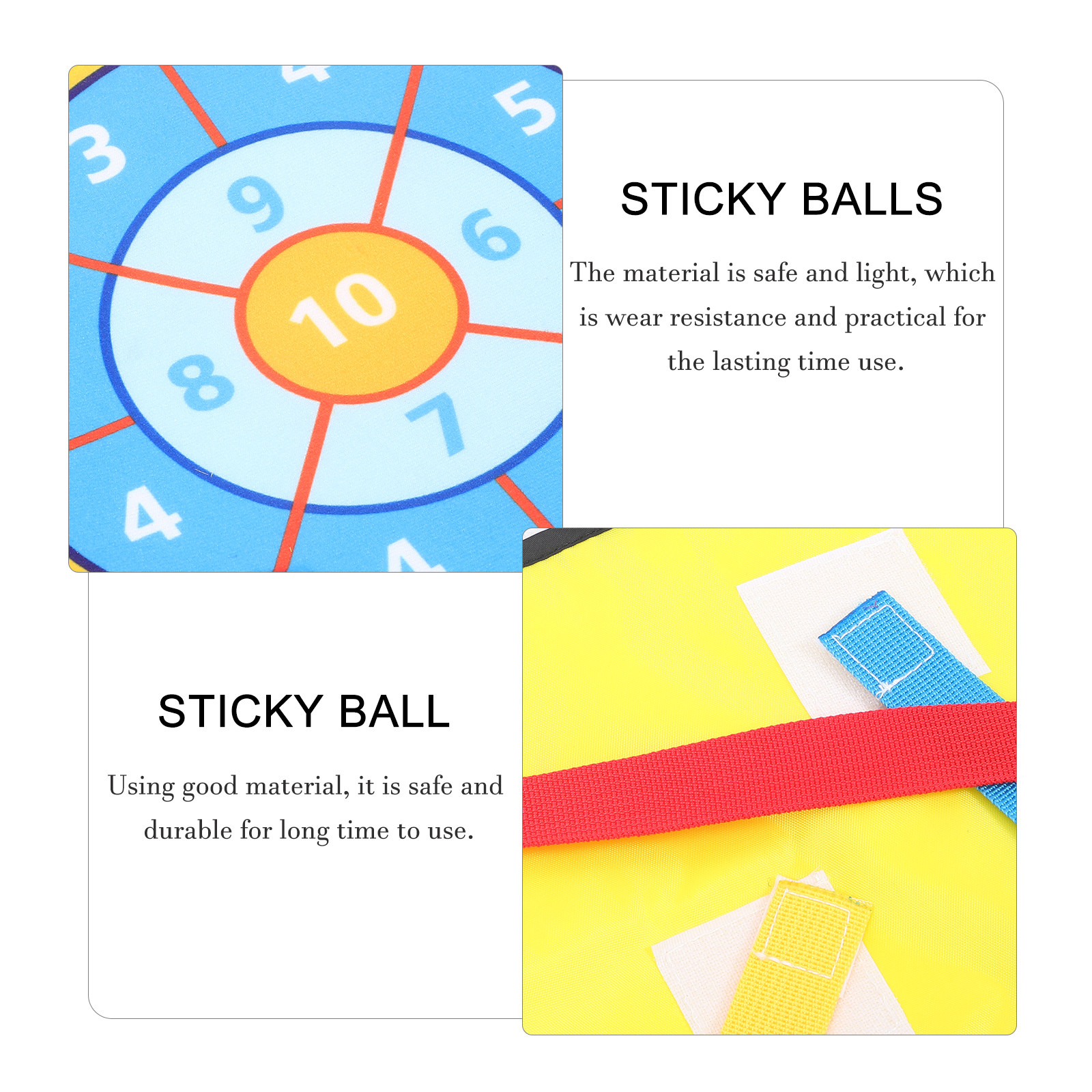 1Set Sticky Ball Vest Kit for  - Kids Outdoor Vest 评论和价格