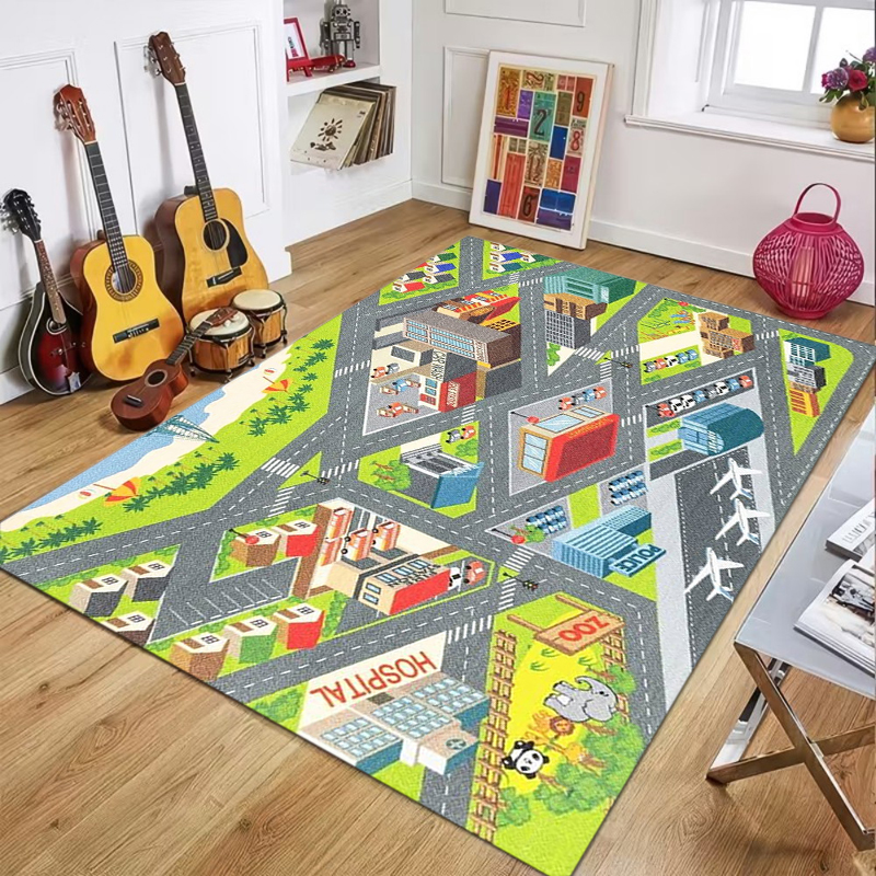 Cartoon City And Zoo Road Map  - Kids Outdoor Zoo 评论和价格
