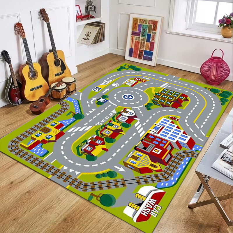 Cartoon City And Zoo Road Map  - Kids Outdoor Zoo 评论和价格