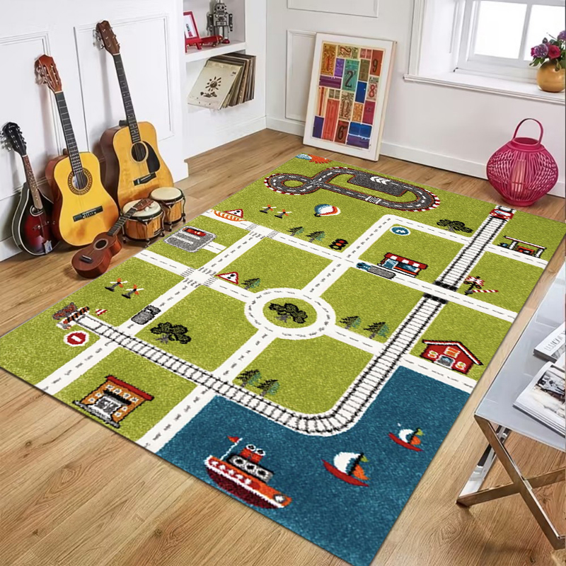 Cartoon City And Zoo Road Map  - Kids Outdoor Zoo 评论和价格