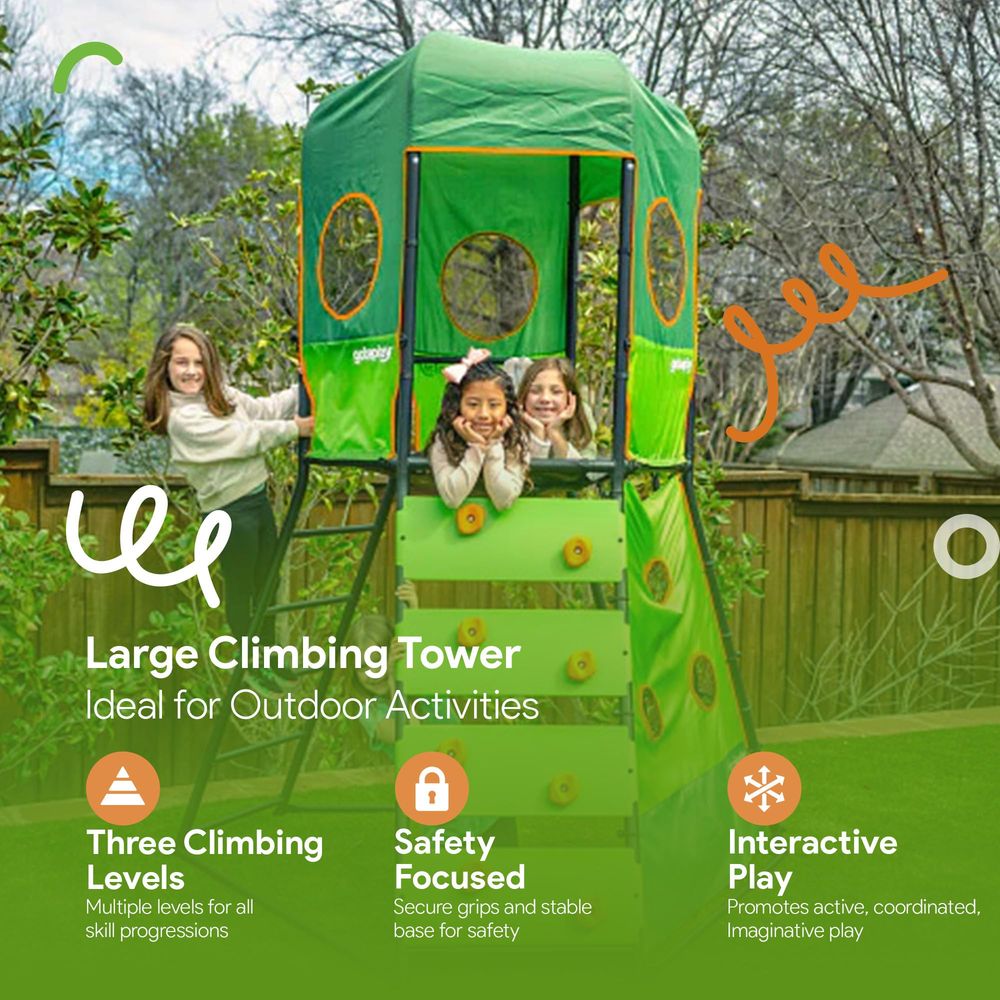 Large Climbing Tower 8.5ft Kid - Kids Outdoor Climbing Equipment 评论和价格