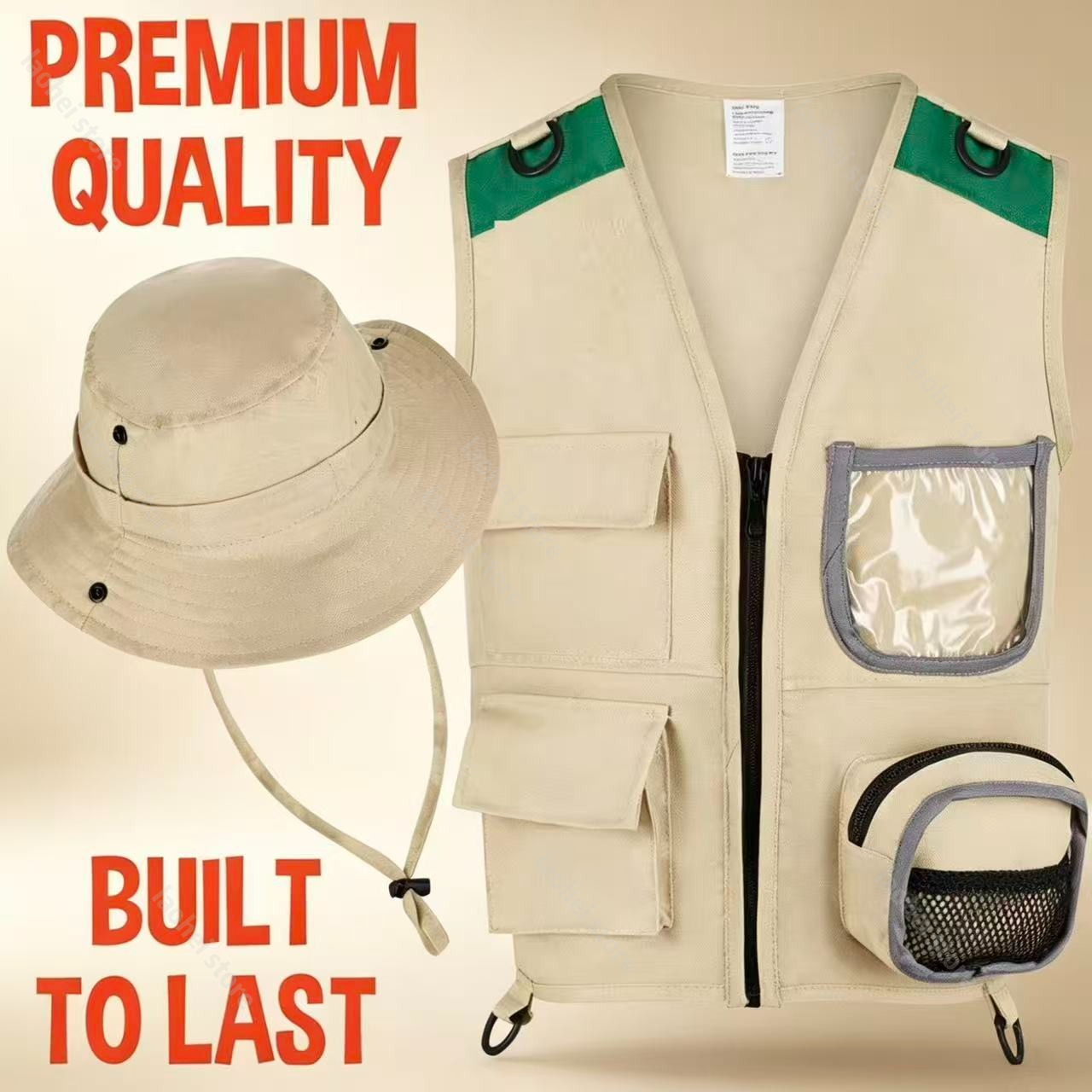 Kids Explorer Vest and Hat Cos - Kids Outdoor Vest 评论和价格