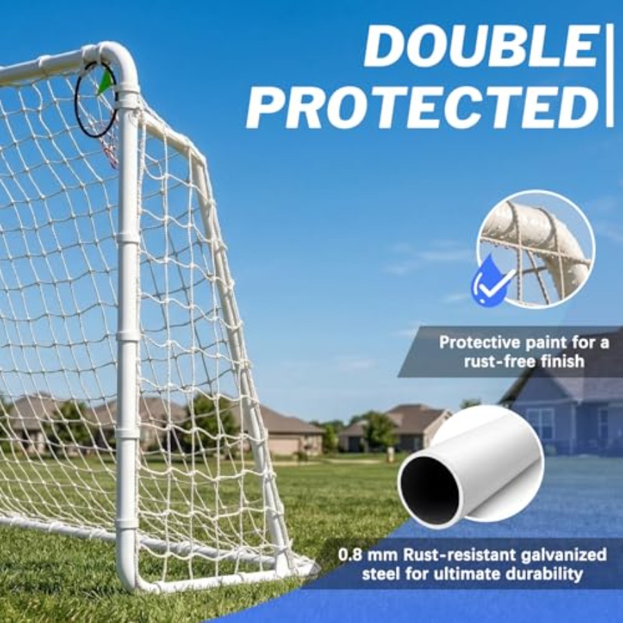 12x6 FT Rust-Proof Reinforced  - Kids Outdoor Net 评论和价格