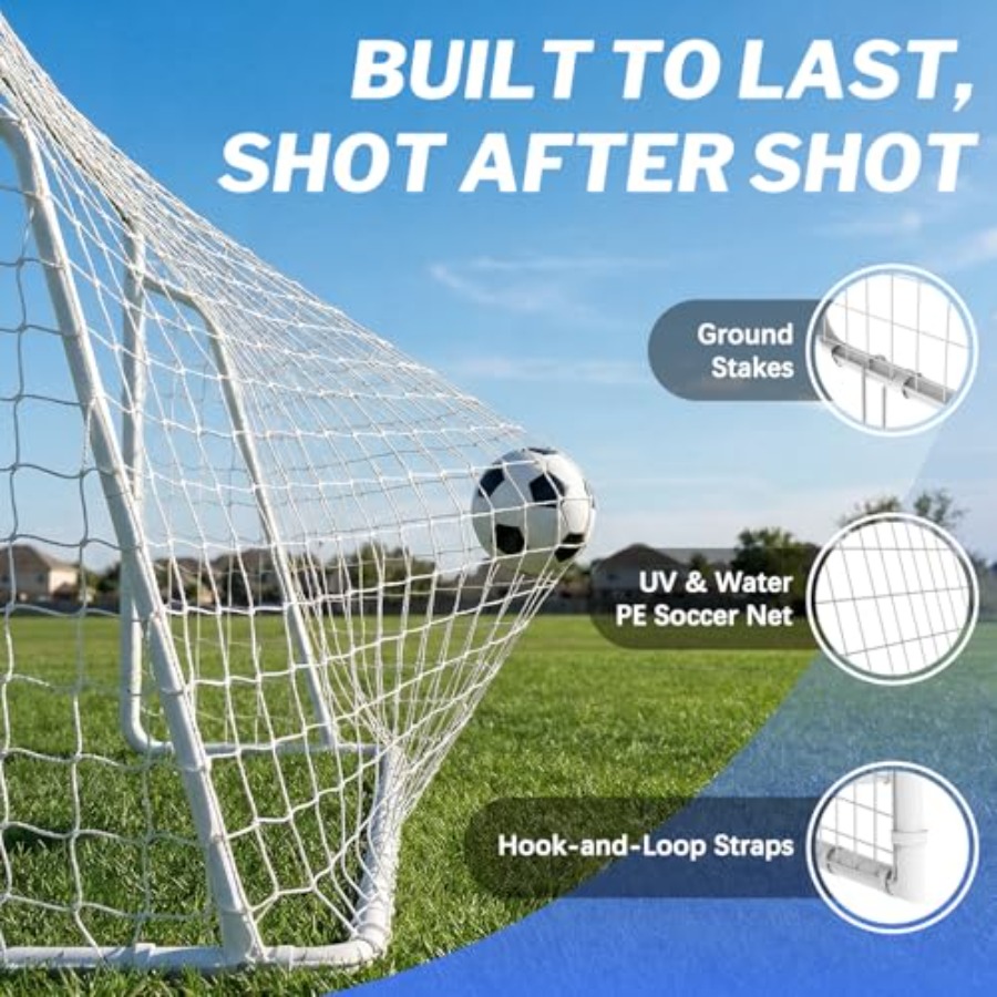 12x6 FT Rust-Proof Reinforced  - Kids Outdoor Net 评论和价格