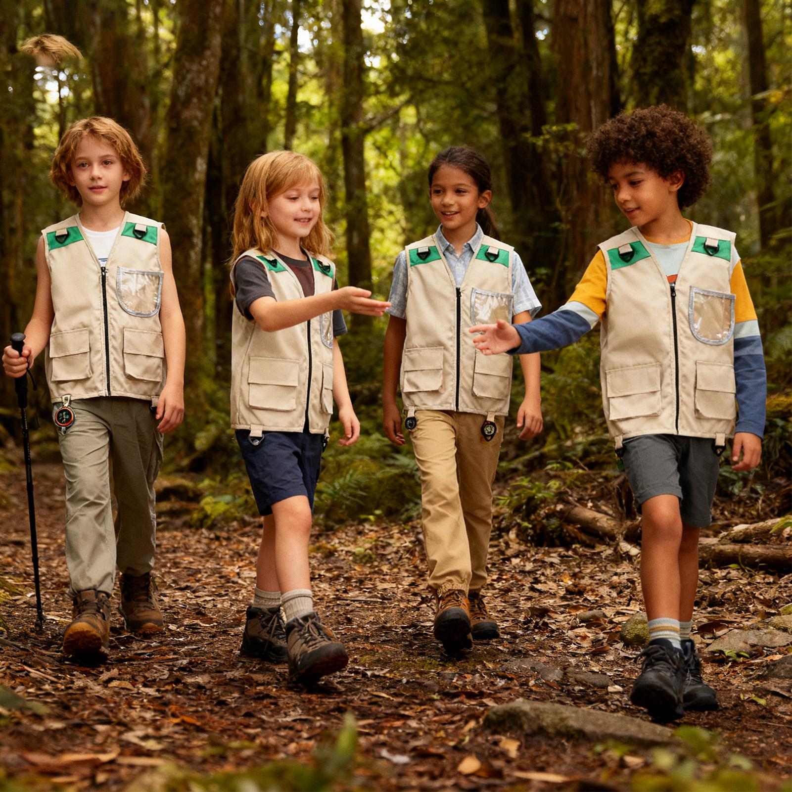 Fishing Vest Kids Sleeveless C - Kids Outdoor Zoo 评论和价格