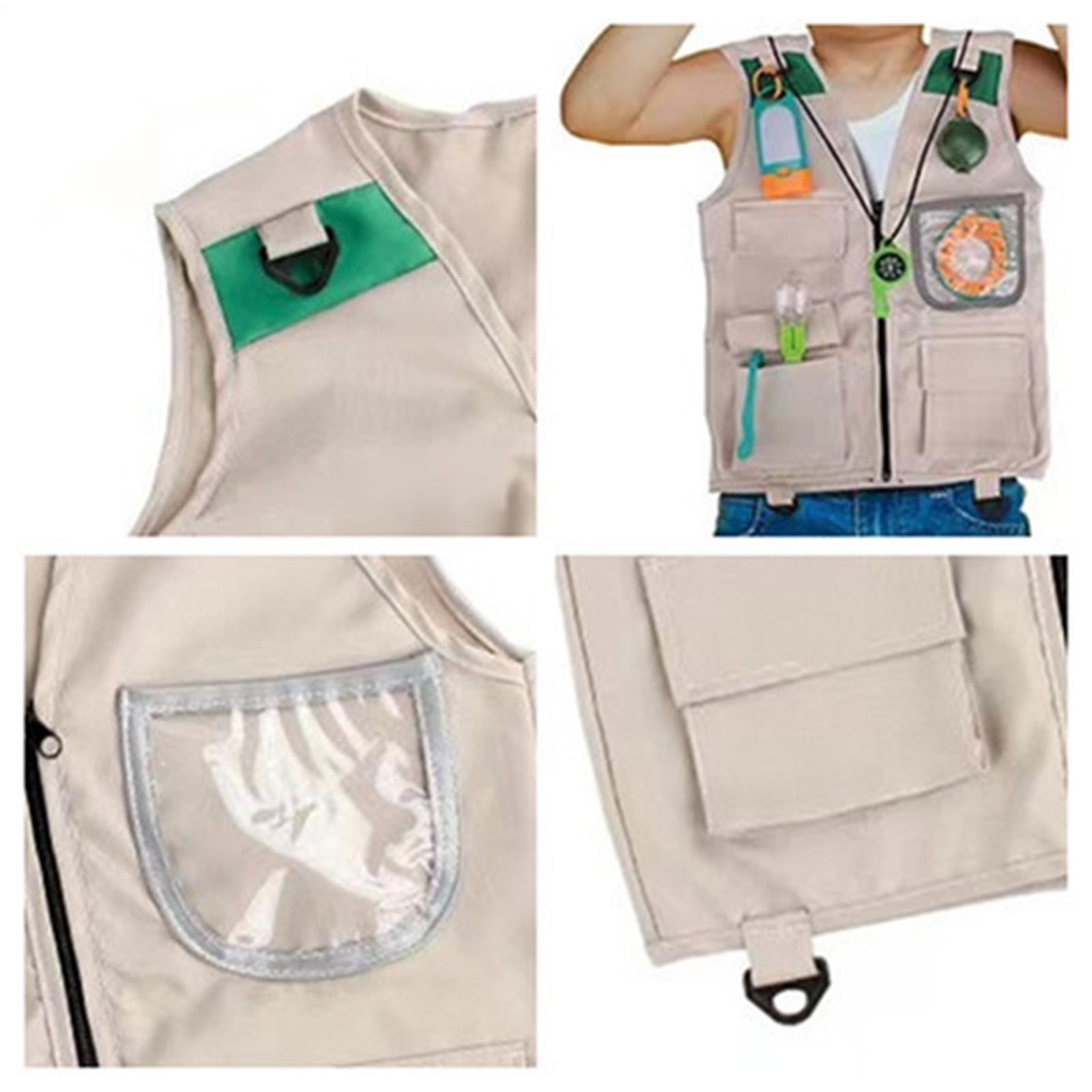 Fishing Vest Kids Sleeveless C - Kids Outdoor Zoo 评论和价格