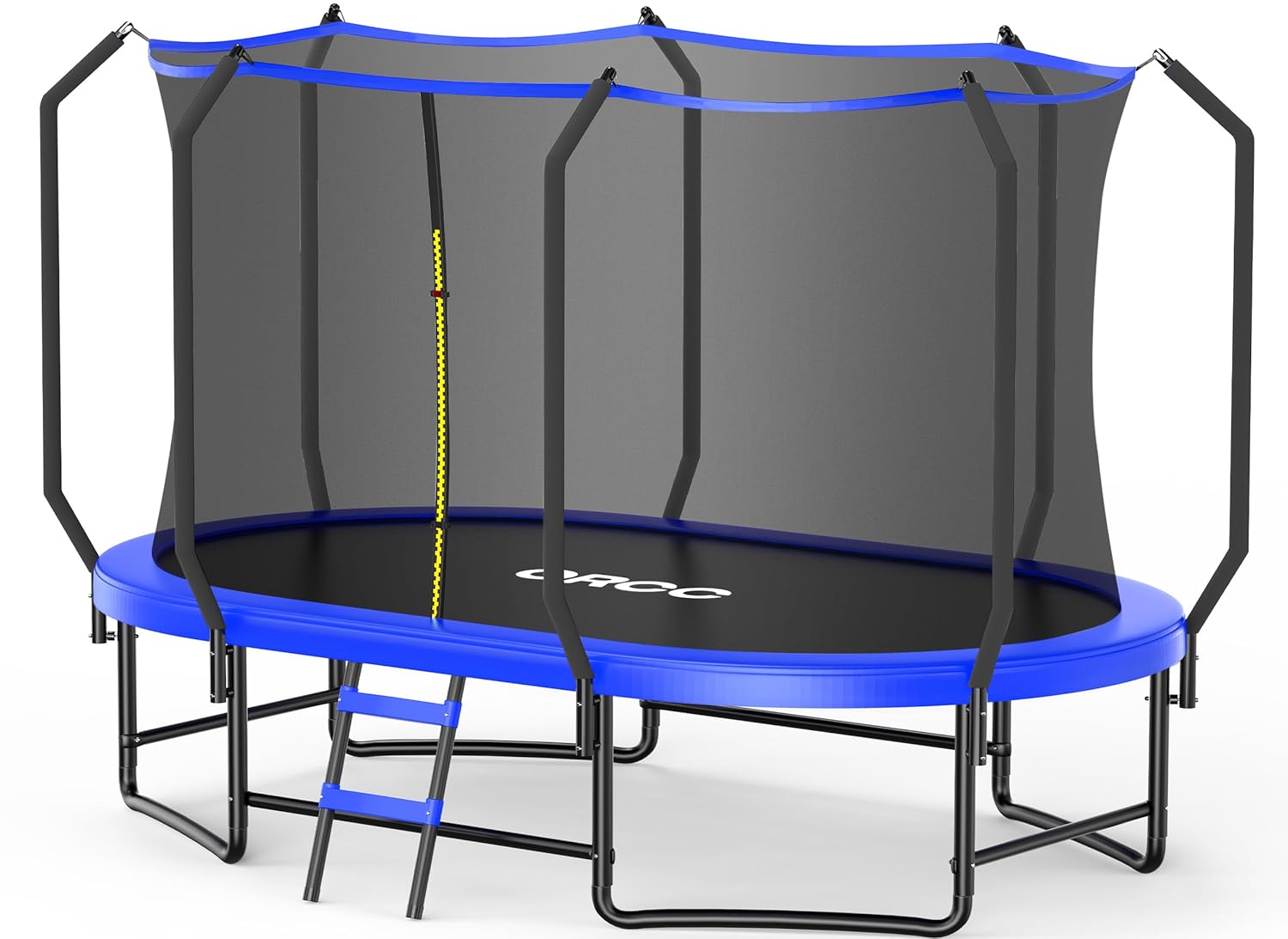 Oval Outdoor Trampoline with S - Kids Outdoor Net 评论和价格