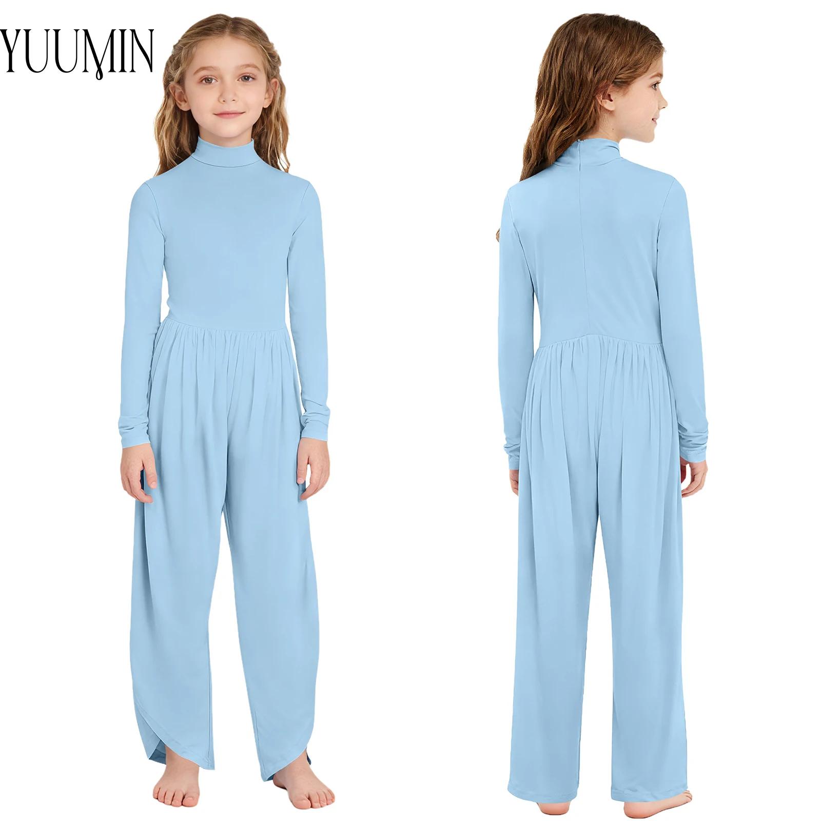 Kids Girls Mock Neck Long Slee - Kids Outdoor Jumpsuit 评论和价格