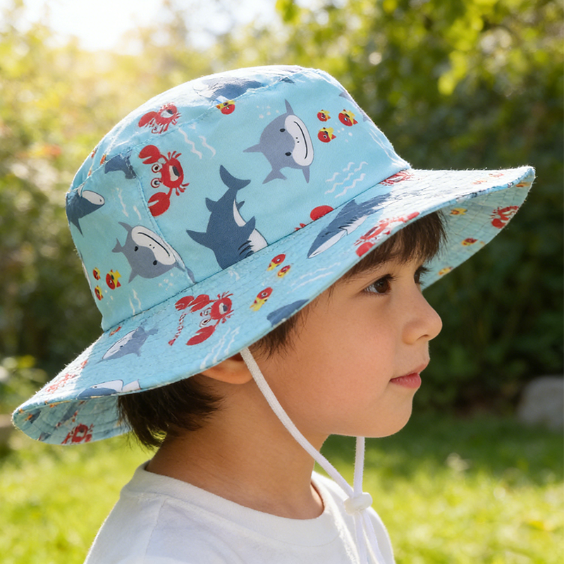 Cute Bucket Hat Kids Summer Su - Kids Outdoor Zoo 评论和价格