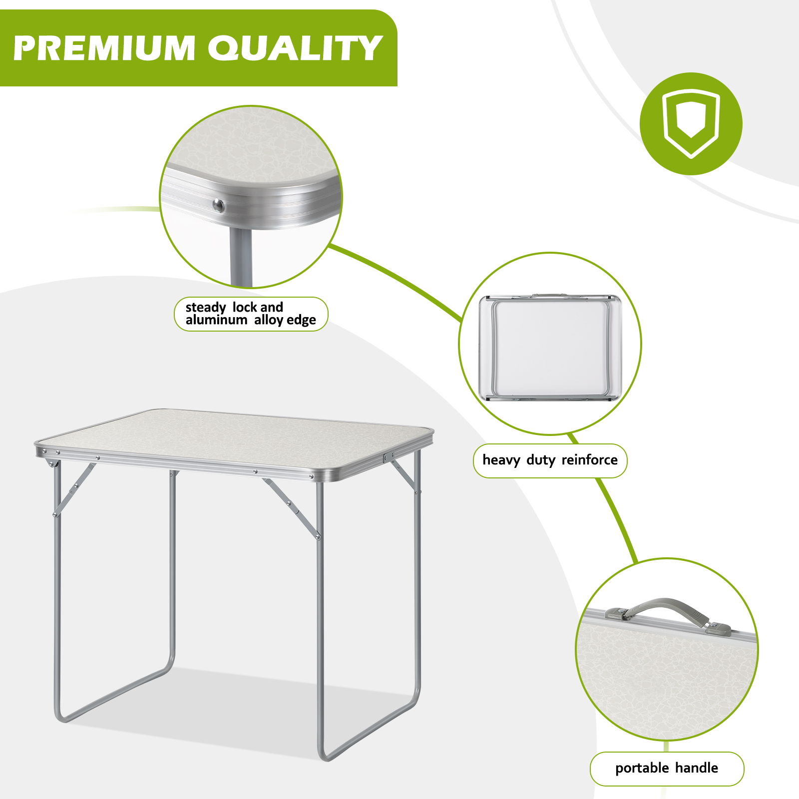 Portable Folding Outdoor Table - Kids Outdoor Dining Set 评论和价格