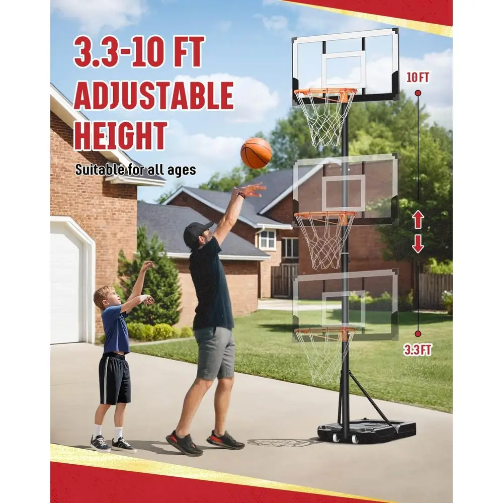 Outdoor Adjustable Basketball  - Kids Outdoor Basketball 评论和价格
