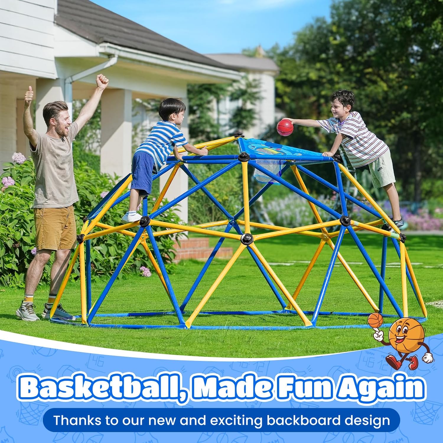 Zupapa 10FT Climbing Dome, Out - Kids Outdoor Dome Climber 评论和价格