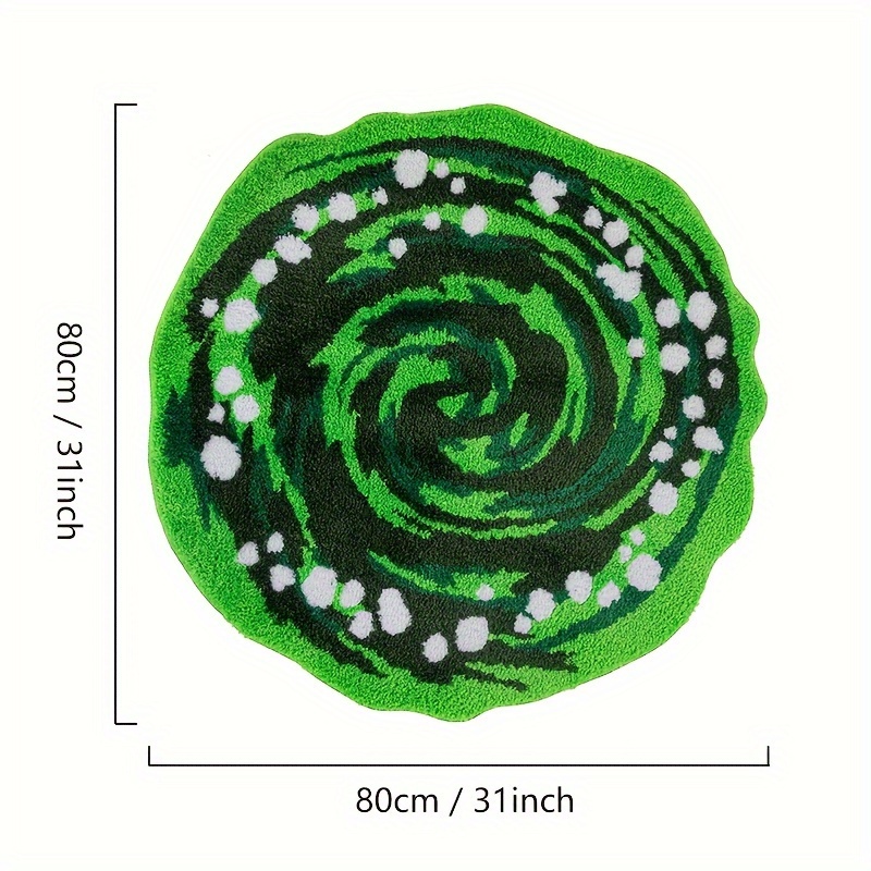 VIKAMA Green Round Plush Carpe - Kids Outdoor Folding Table 评论和价格
