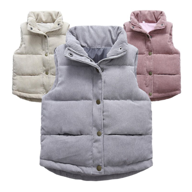 Kids Boys Girls Corduroy Vests - Kids Outdoor Vest 评论和价格