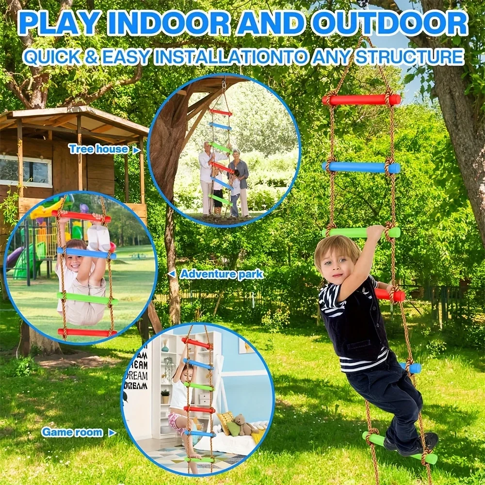 1pc Colorful Kids Climbing Lad - Kids Outdoor Climbing Equipment 评论和价格