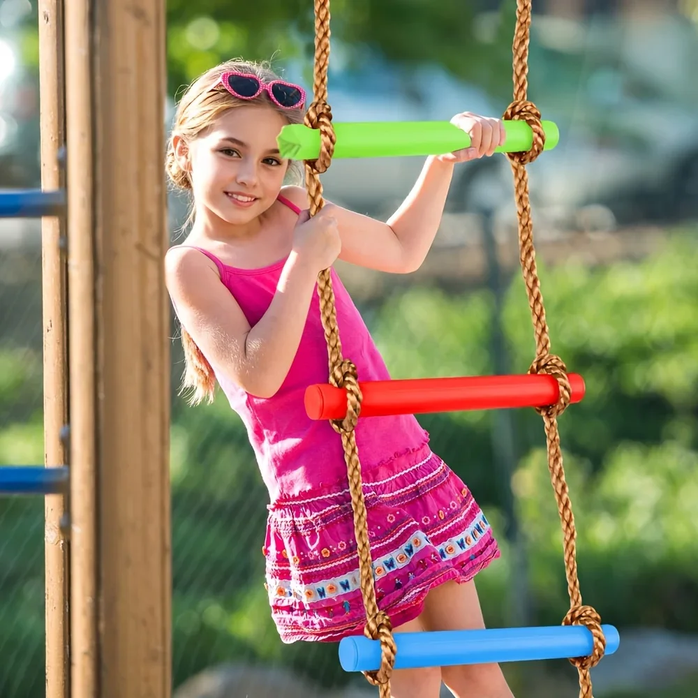 1pc Colorful Kids Climbing Lad - Kids Outdoor Climbing Equipment 评论和价格
