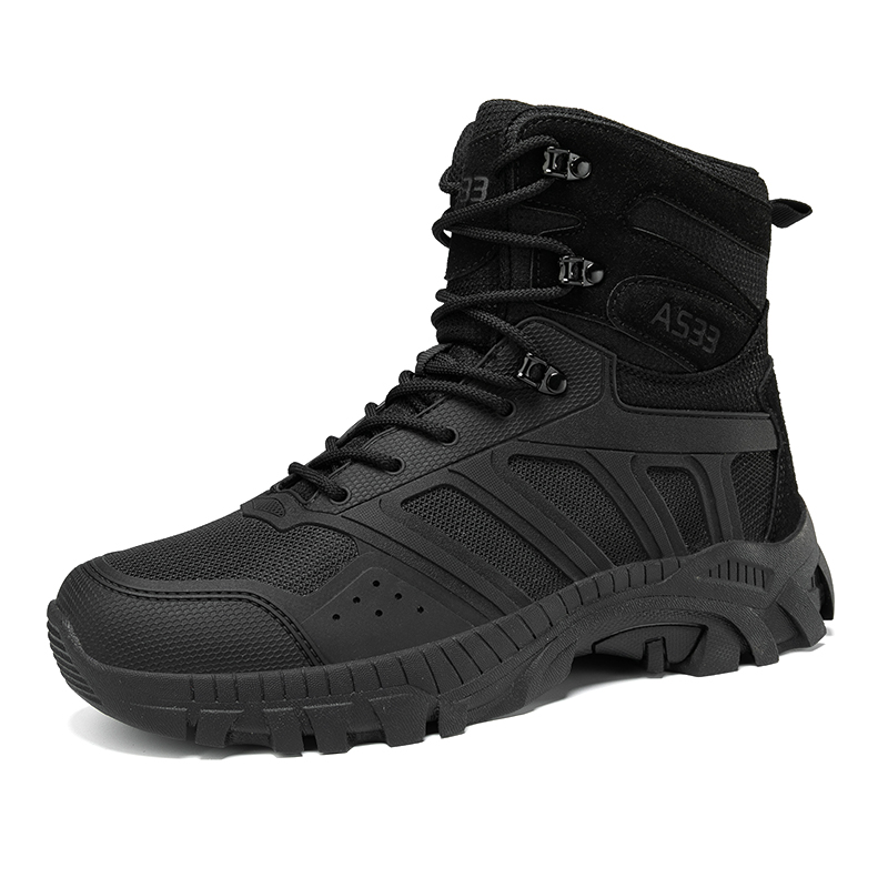 Men Tactical Boots Lace Up Des - Kids Outdoor Climbing 评论和价格