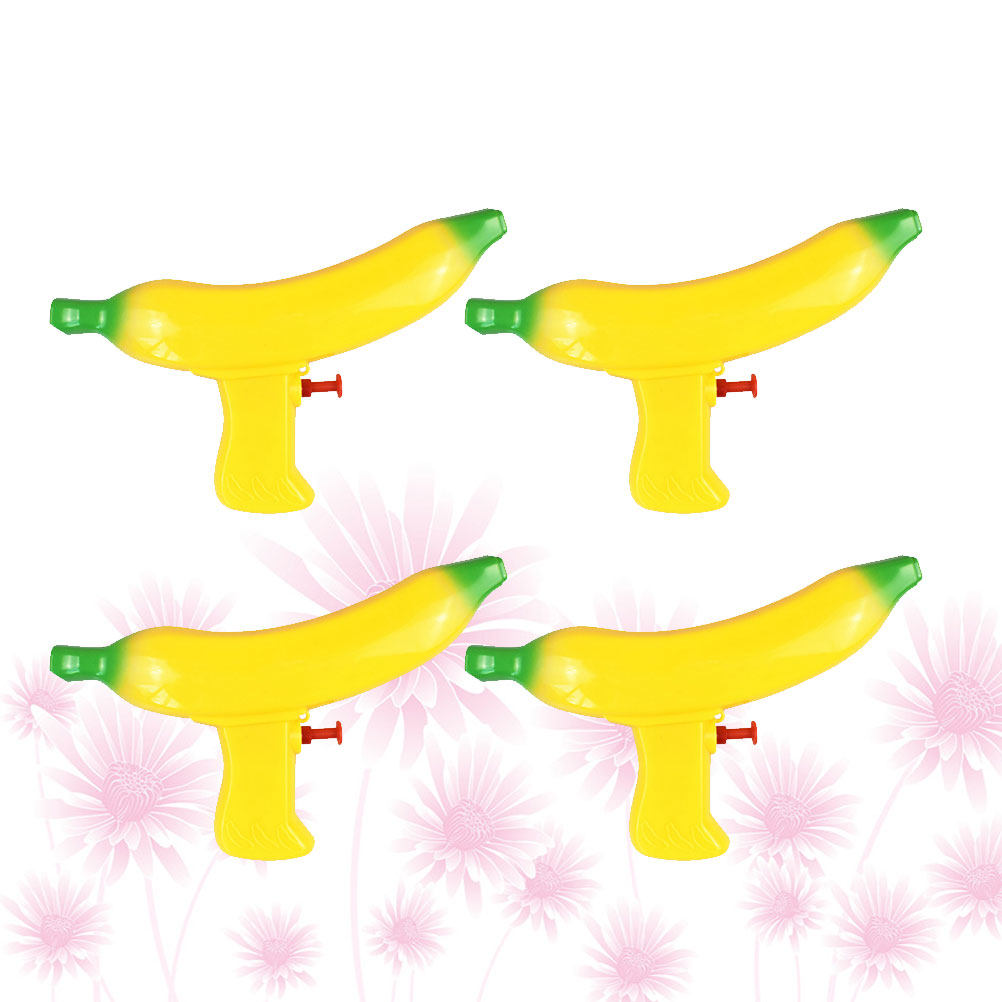 4Pcs Banana Shape Water Soaker - Kids Outdoor Games For Party 评论和价格