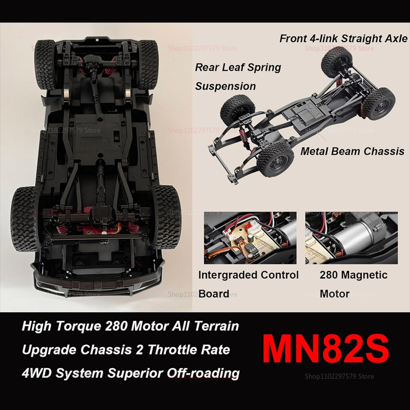 MN82 MN82S RC Crawler Truck 1/ - Kids Outdoor Climbing Equipment 评论和价格