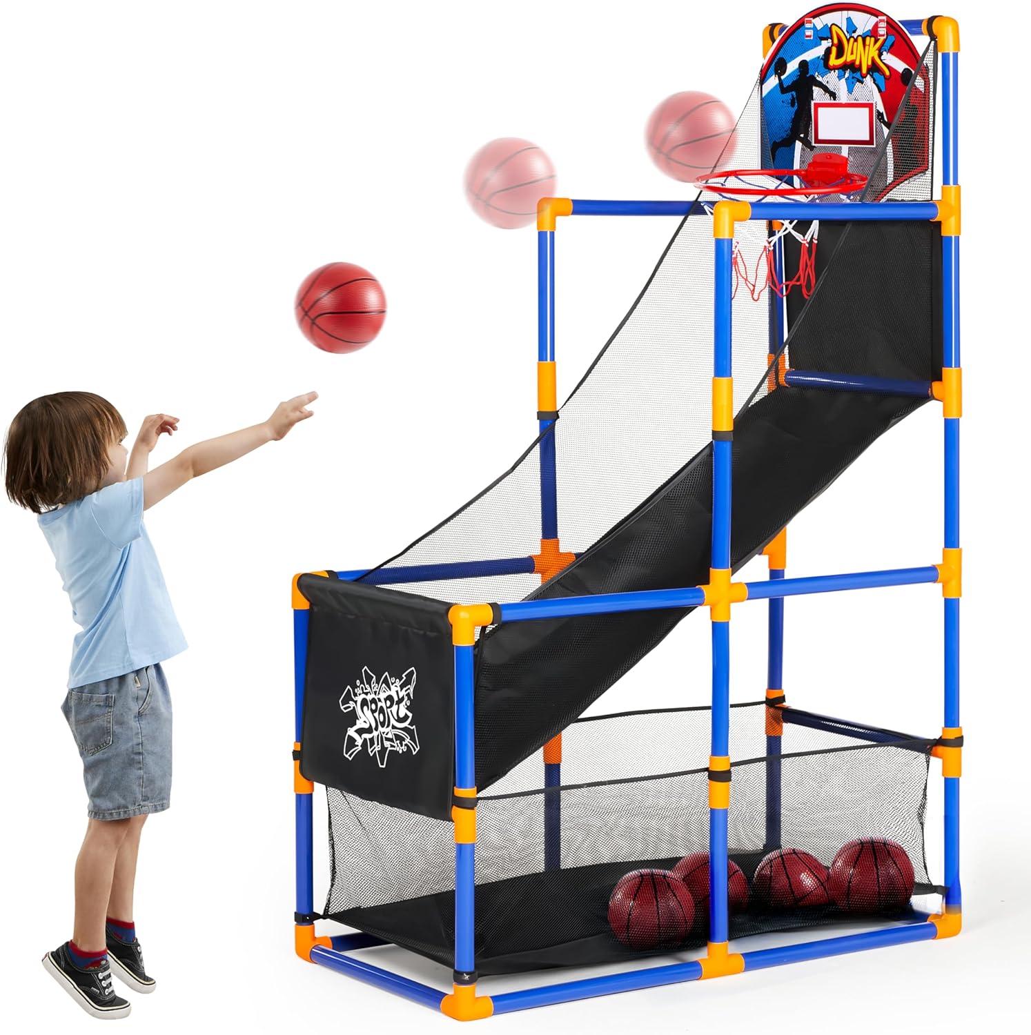 Arcade Basketball Game Set wit - Kids Outdoor Basketball 评论和价格